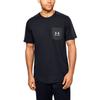 Under Armour Men's UA Sportstyle Short Sleeve SM Black view 2