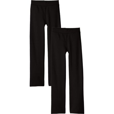 Hanes Girls' Open Leg Fleece Sweatpant (2-Pack)
