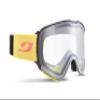 Julbo Quickshift Mountain Biking Performance Goggles, Black/Yelllow Frame - Spectron 0+2 Smoke Lens w/Red Flash & Clear Lens view 2
