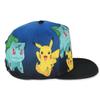 Bioworld Pokemon Youth Group Gradient Sublimation Snapback Flatbill Hat Multicolored view 3