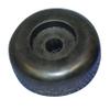 C.H. Yates 220-4 Black Rubber End Cap Roller - 2 in. x 1.75 in. x 0.5 in. view 1