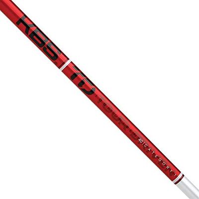 KBS TD White Gloss 40 Graphite Driver Shaft + Adapter & Grip (Adapter - Callaway X2 Hot, XR, XR 16, Category 2 - Regular)