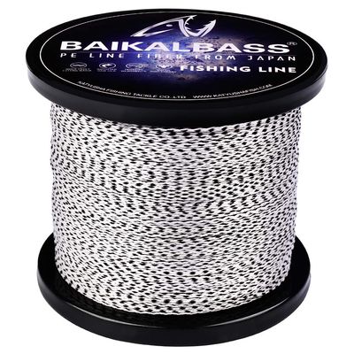 Super Strong Braided Fishing Line 8 Strands Stronger Strength Multifilament PE Braid Wire for Saltwater 10LB-300LB Hi-Grade Superline (1000M White Camo 70LB)