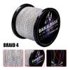 Super Strong Braided Fishing Line 8 Strands Stronger Strength Multifilament PE Braid Wire for Saltwater 10LB-300LB Hi-Grade Superline (1000M White Camo 70LB) view 3