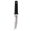 Cold Steel Kobun Serrated 5.5" Japanese AUS8A Stainless Steel American Tanto Shape Fixed Blade Tactical Hunting Knife, Ergonomic Kray-Ex Handle, Secure-Ex Sheath view 2
