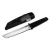 Cold Steel Kobun Serrated 5.5" Japanese AUS8A Stainless Steel American Tanto Shape Fixed Blade Tactical Hunting Knife, Ergonomic Kray-Ex Handle, Secure-Ex Sheath view 3