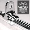 Synergee Pro-Style Lat Bar Cable Attachment. Universal Attachment for Cable Machines. Pull Down/Press Down Bar Accessory. Available Sizes 24, 34 and 38 view 3