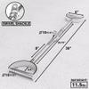 Synergee Pro-Style Lat Bar Cable Attachment. Universal Attachment for Cable Machines. Pull Down/Press Down Bar Accessory. Available Sizes 24, 34 and 38 view 4