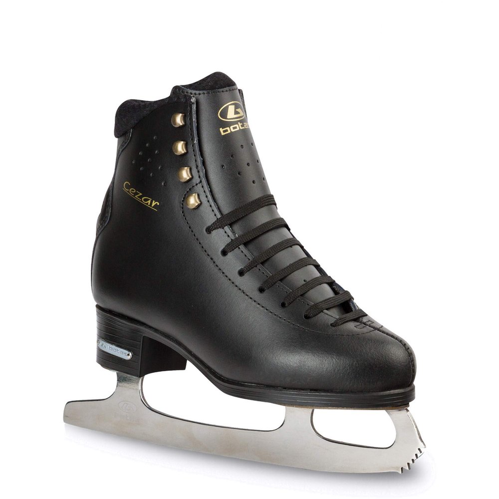 Botas - Model: CEZAR/Made in Europe (Czech Republic) / Figure Ice Skates for Men, Boys/Leather Stretchy Cuff/Size: Adult 11