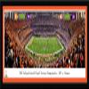 2019 College Football National Championship - LSU vs Clemson - 42x15.5-inch Single Orange Mat, Select Framed Picture by Blakeway Panoramas view 1