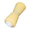 C.H. Yates 800 Y Yellow Plastic Heavy Duty 'V' Keel Roller - 8 in. x 0.625 in. view 1