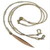 Showman Braided Natural Rawhide Romal Western Reins view 1