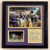 Legends Never Die 2019 LSU Tigers CFP National Champions Undefeated Season - Celebration - Framed 12"x15" Double Matted Photos view 1