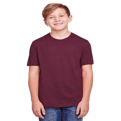 Core 365 Youth Fusion ChromaSoft Performance T-Shirt S BURGUNDY