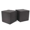FoamRush 6" x 6" x 6" Pack of 10 (Charcoal) Pit Foam Blocks/Cubes for Skateboard Parks, Gymnastics Companies, and Trampoline Arenas view 2