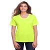 Core 365 Ladies' Fusion ChromaSoft Performance T-Shirt XL SAFETY YELLOW view 1
