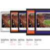 2019 College Football National Championship - LSU vs Clemson - 42x15.5-inch Single Purple Mat, Select Framed Picture by Blakeway Panoramas view 2