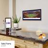 2019 College Football National Championship - LSU vs Clemson - 42x15.5-inch Single Purple Mat, Select Framed Picture by Blakeway Panoramas view 4