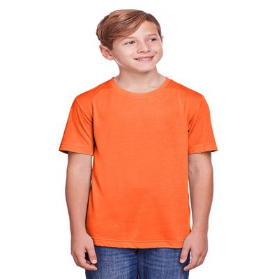 Core 365 Youth Fusion ChromaSoft Performance T-Shirt XS CAMPUS ORANGE