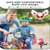 XJD Toddler Helmet Kids Bike Helmet for Infant/Baby Multi-Sport Adjustable Skateboard for Kids Boys Girls Lightweight for Age 1 and Older (Green, Small: 20.47"- 22.05" / 52-56 cm) view 4