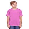 Core 365 Youth Fusion ChromaSoft Performance T-Shirt M CHARITY PINK view 1