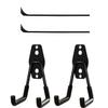 Hockey Stick Holder, Hockey Stick Bracket , Hockey Stick Rack Holder, Hockey Stick Hange, Hockey Stick Display, Display &Storage Hanger Great for And Home Or Office Wall Space Saving, No Stick, 2Pcs view 1
