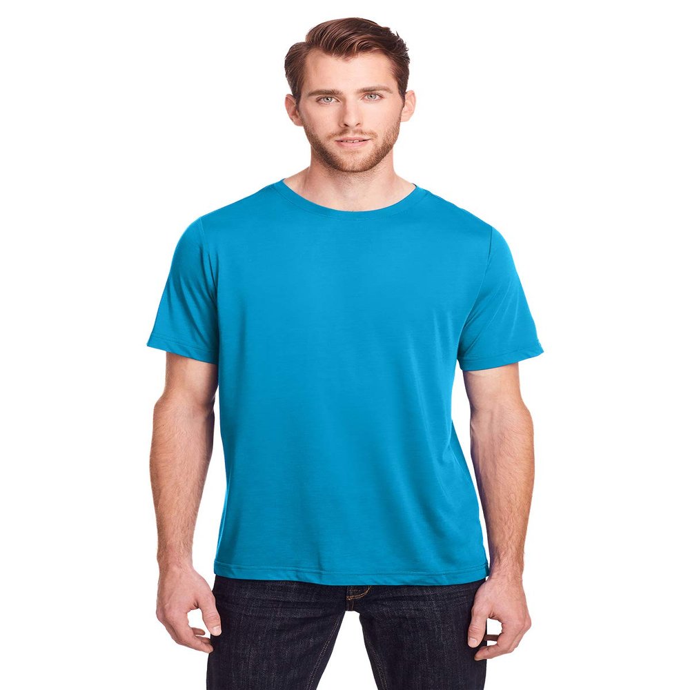 Core 365 Adult Fusion ChromaSoft Performance T-Shirt L ELECTRIC BLUE