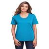 Core 365 Ladies' Fusion ChromaSoft Performance T-Shirt S ELECTRIC BLUE view 1