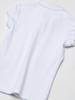 Chaps Toddler Girls' School Uniform Short Sleeve Interlock Polo, White, 4T view 4