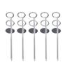 5 Pcs Fishing Rod Holder Ground Pole Holder Stainless Steel Fishing Rod Storage Rack Supplies view 1