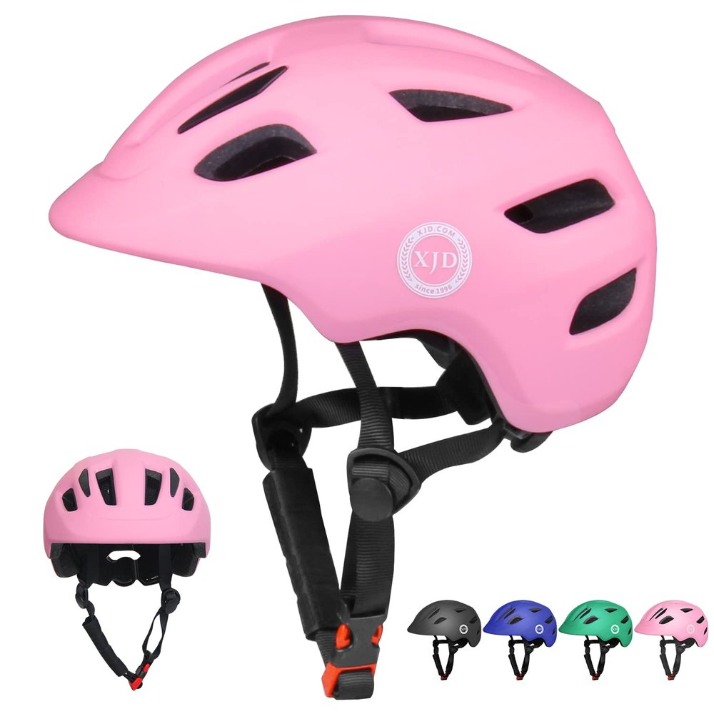 XJD Toddler Helmet Kids Bike Helmet for Infant/Baby Multi-Sport Adjustable Skateboard for Kids Boys Girls Lightweight for Age 1 and Older (Pink, Small: 20.47"- 22.05" / 52-56 cm)