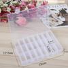 ZHONGJIUYUAN 1Piece 24 Slots Compartment Storage Box Jewellery Earring Beads Drugs Pills Storing Mini Goods Organizator Box Case Container view 4