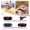 XJD Toddler Helmet Kids Bike Helmet for Infant/Baby Multi-Sport Adjustable Skateboard for Kids Boys Girls Lightweight for Age 1 and Older (Pink Flowers, Small: 20.47"- 22.05" / 52-56 cm) view 3