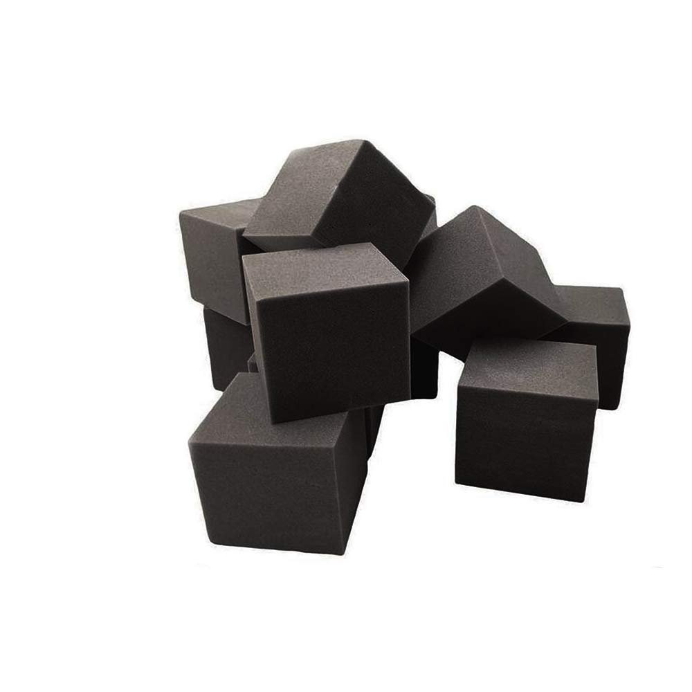 FoamRush 6" x 6" x 6" Pack of 500 (Charcoal) Pit Foam Blocks/Cubes for Skateboard Parks, Gymnastics Companies, and Trampoline Arenas