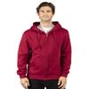 Threadfast Unisex Ultimate Fleece Full-Zip Hooded Sweatshirt 3XL BURGUNDY view 1