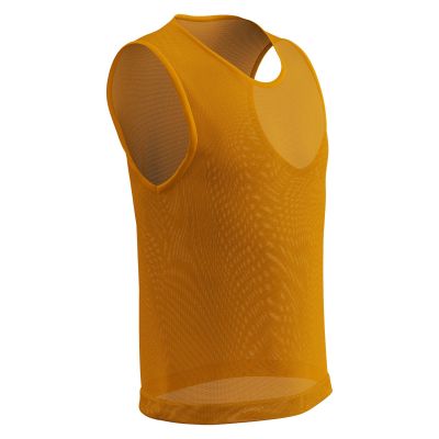 CHAMPRO womens Scrimmage Micro Mesh Soccer Pinnie 6 Pack, NEON ORANGE, Youth X-Large US