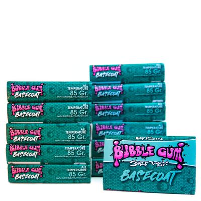 Boardparadise Bubble Gum Surf Wax Basecoat White All Temp (12 pack)
