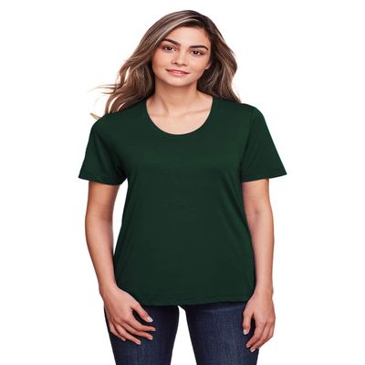 Core 365 Ladies' Fusion ChromaSoft Performance T-Shirt XL FOREST