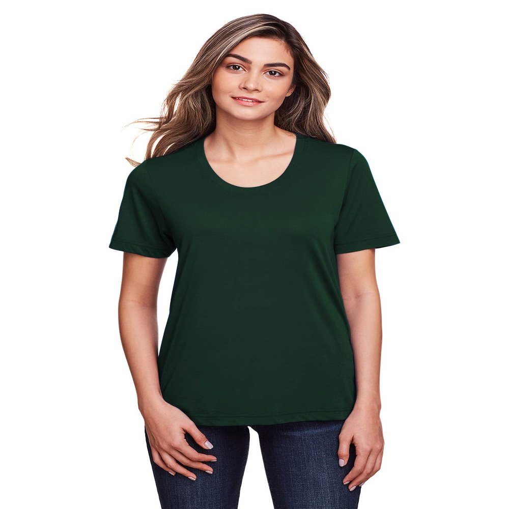 Core 365 Ladies' Fusion ChromaSoft Performance T-Shirt XL FOREST