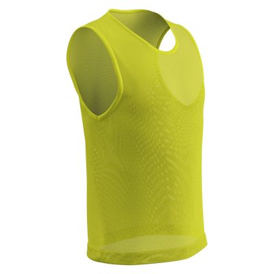 Champro Scrimmage Micro Mesh Soccer Pinnie - 6 Pack, SOCV6YOYM, Optic Yellow, Youth Medium