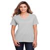 Core 365 Ladies' Fusion ChromaSoft Performance T-Shirt L PLATINUM view 1