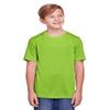 Core 365 Youth Fusion ChromaSoft Performance T-Shirt XL ACID GREEN view 1