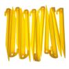 9 Inch Plastic Tent Stakes -12 pcs Heavy Duty and Larger Durable Tent Pegs Spike Hook for Campings Outdoor and Garden Lawn, Sturdy Canopy Stakes Accessories Suitable for Sand Beach Woods view 2