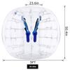 YUEBO Bumper Bubble Soccer Balls for Teens/Adults, Body Zorb Ball Dia 5FT/1.5m 1 Pack view 3