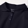 Chaps Toddler Girls' School Uniform Short Sleeve Interlock Polo, Navy, 4T view 2