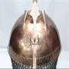 Rajasthan Gems Rajput Soldier Steel Engraved Copper Color Helmet Armour with Stand Decorative view 3