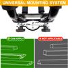 Ediors Folding Kayak Roof Rack 2 Pairs, 4pcs J-Bar Car Roof Racks for Kayak, Canoe, Paddle Boards, Skiboard, Surfboard, Foldable Kayak Roof Carrier for Car, SUV, Truck, Black (Folding Kayak Rack) view 3