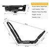 Ediors Folding Kayak Roof Rack 2 Pairs, 4pcs J-Bar Car Roof Racks for Kayak, Canoe, Paddle Boards, Skiboard, Surfboard, Foldable Kayak Roof Carrier for Car, SUV, Truck, Black (Folding Kayak Rack) view 4