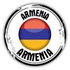 Zirni Armenia Flag Grunge Stamp Sticker Decal Design