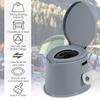 Giantex Portable Travel Toilet with Detachable Inner Bucket and Removable Paper Holder, Lightweight Outdoor & Indoor Toilet for Camping, Hiking, RV, Boating and Trip, Porta Potty view 2